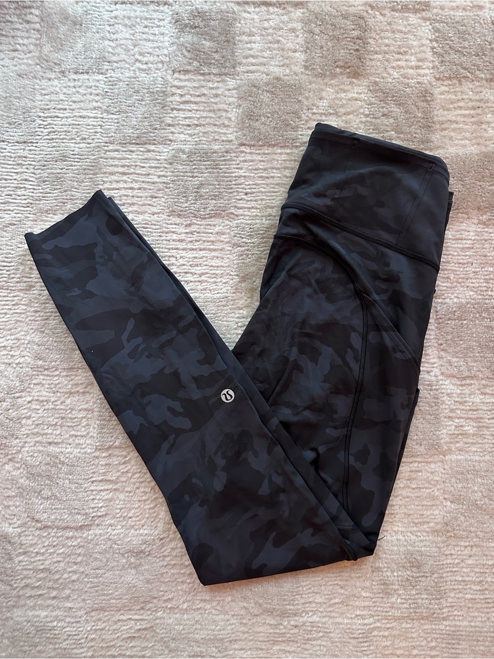 lululemon athletica Black Camo High-Rise Leggings